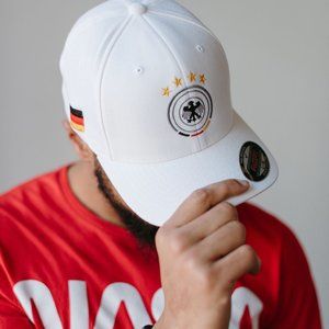 Germany Futbol National Soccer Team Fitted Cap Deutschland Euro Cup Hat L/XL